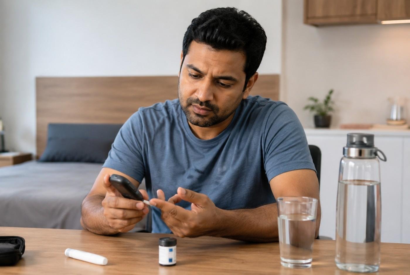 Frequent Infections and Dark Skin Patches