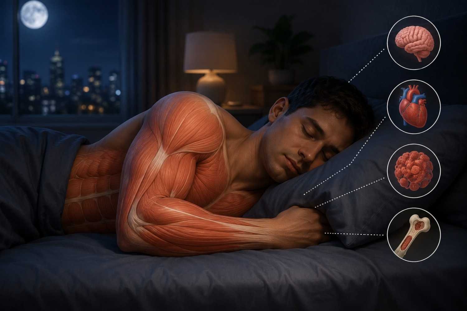 Muscles Continue Working While You Sleep